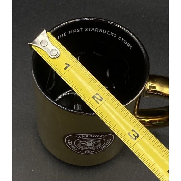 2019 Starbucks Pike Place First Store Original Logo Ceramic Demitasse Mug 4oz - Picture 7 of 8